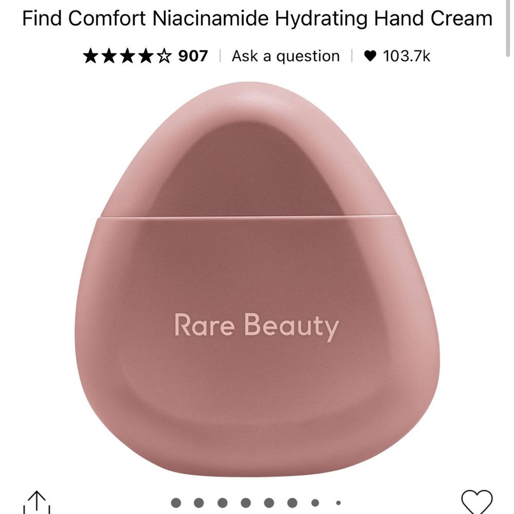 Rare beauty Selena Gomez find comfort hand cream
